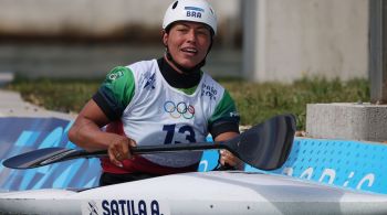 Brasileira disputou a categoria caiaque individual feminina