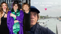 Luciana Gimenez e filho homenageiam Mick Jagger com fotos em família