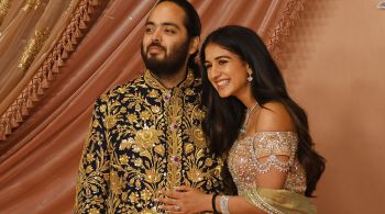 Anant Ambani se casou com a herdeira farmacêutica Radhika Merchant nesta sexta-feira (12)