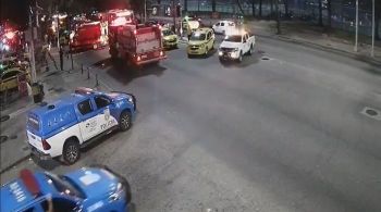 Equipes policiais e o Corpo de Bombeiros foram acionados para socorrer as vítimas