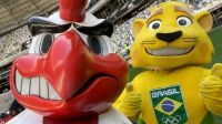 Mascotes de Atlético-MG e Time Brasil fazem campanha de olho em Paris 2024