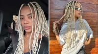 Ludmilla muda de visual e mostra dreads platinados; veja