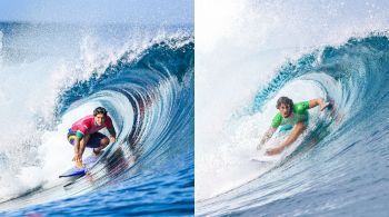 Surfistas brasileiros disputam vaga na semifinal; após adiamentos, bateria retoma nesta quinta-feira