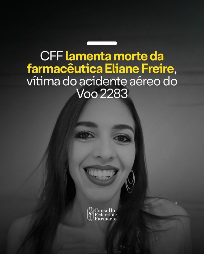 Eliane Andrade Freire é uma das vítimas da queda do voo 2283 da Voepass