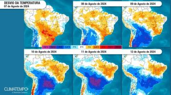 De acordo com a previsão do Climatempo, a semana termina também com retorno da chuva sobre o Mato Grosso do Sul