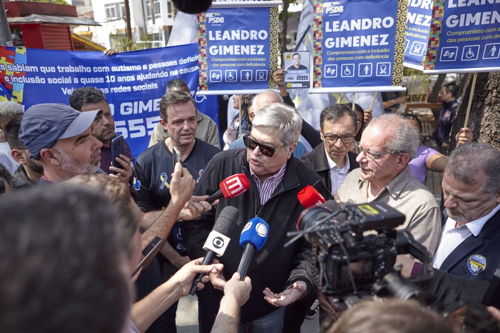 José Luiz Datena em campanha política.