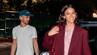 Bruna Marquezine chega com João Guilherme a festa de aniversário; veja foto