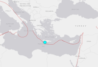 Terremoto de magnitude 5.2 atinge ilha de Creta, na Grécia