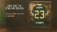 Palmeiras usa camisa com números especiais em jogo contra Flamengo