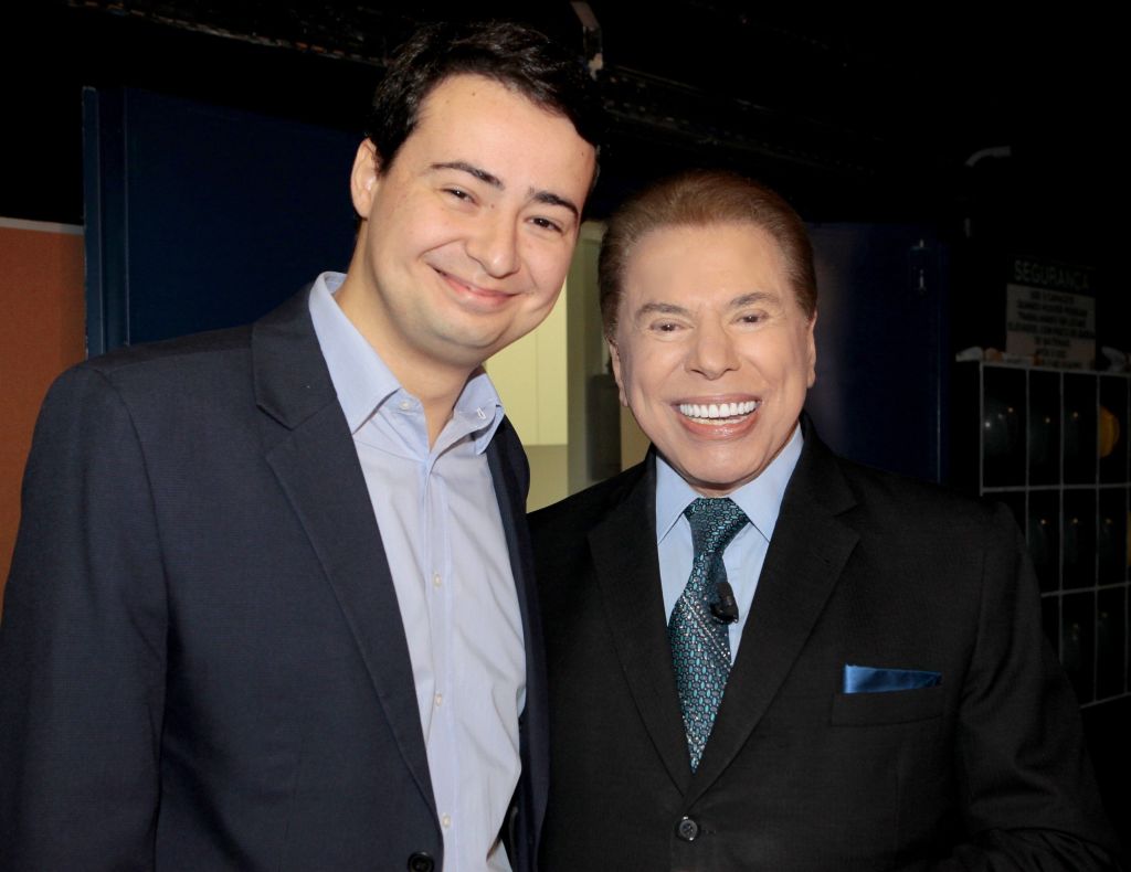 Silvio Santos recebe Fernando Morgado