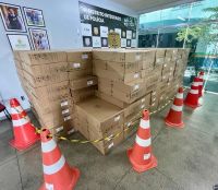 Polícia do Amazonas apreende mais de 2 toneladas de equipamentos eletrônicos roubados