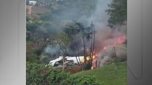 Avião da Voepass caiu em Vinhedo, no interior de São Paulo 