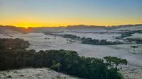 Cidade em SC registra -6,4°C nesta terça-feira (13); veja imagens