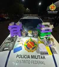 Polícia do DF prende traficante com 42 kg de drogas que atuava em estacionamento de UPA