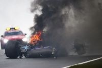 Fórmula 1: treino do GP da Holanda tem susto com batida forte e fogo em carro