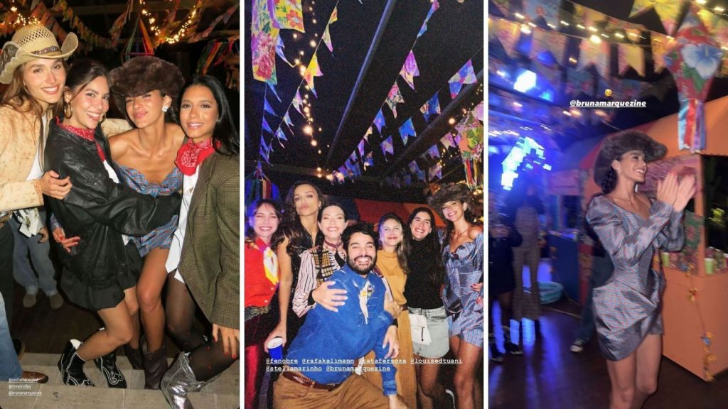 Bruna Marquezine reúne famosos em festa de aniversário