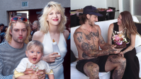 Filha de Kurt Cobain e Courtney Love aparece em foto rara; veja