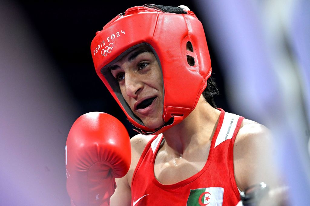 Imane Khelif, boxeadora da Argélia