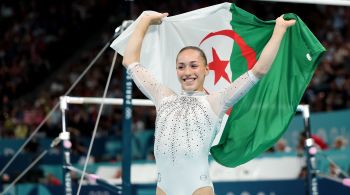 Kaylia Nemour ganhou a primeira medalha na ginástica para um país africano