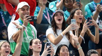 Outros famosos também estiveram presentes; Rebeca Andrade finalizou na segunda posição e conquistou a medalha de prata