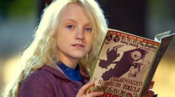 Evanna Lynch esteve em quatro dos oito filmes baseados nos livros de J. K. Rowling