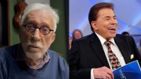 Moacyr Franco descobre morte de Silvio Santos e manda recado: "Vai tranquilo"