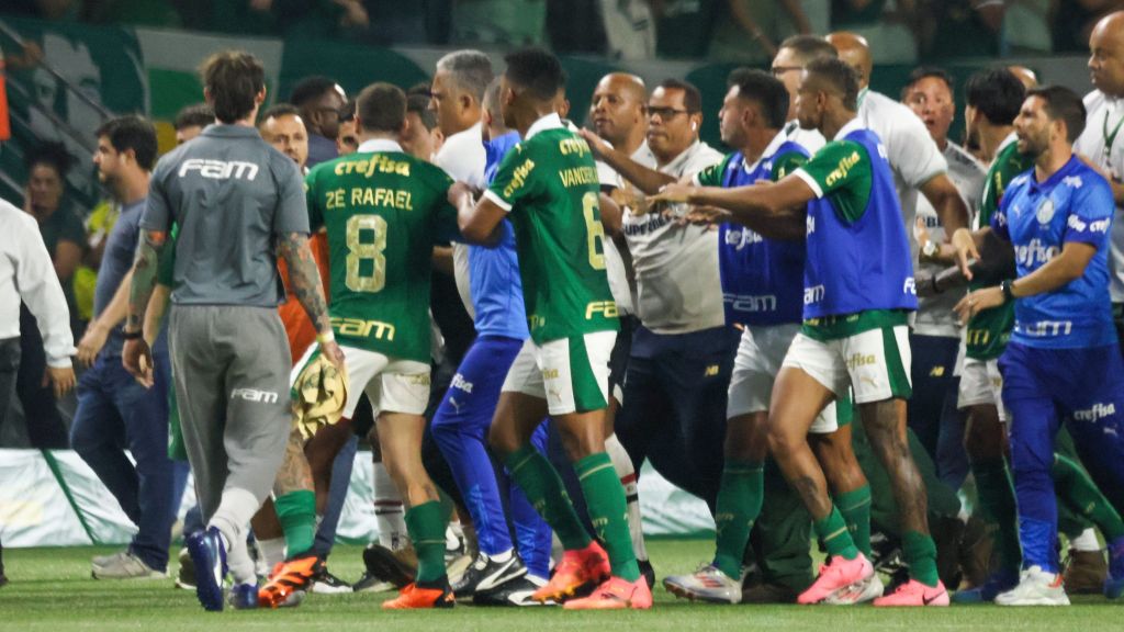 Confusão em Palmeiras x São Paulo começou após o apito final