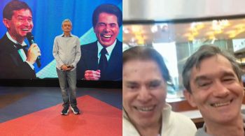 Imagens inéditas do dono do SBT abriram o programa Altas Horas, na noite de sábado (17)