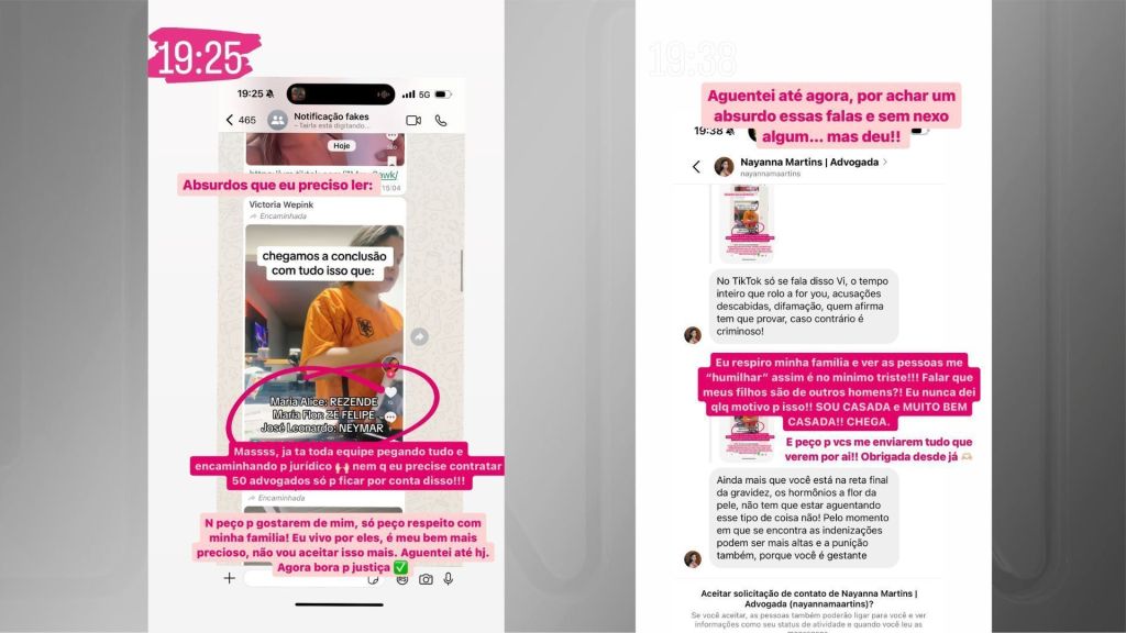 Virginia Fonseca se pronunciou nas redes sociais sobre a polêmica de que Maria Alice sua primeira filha, seria fruto de seu antigo relacionamento com o influenciador Pedro Rezende