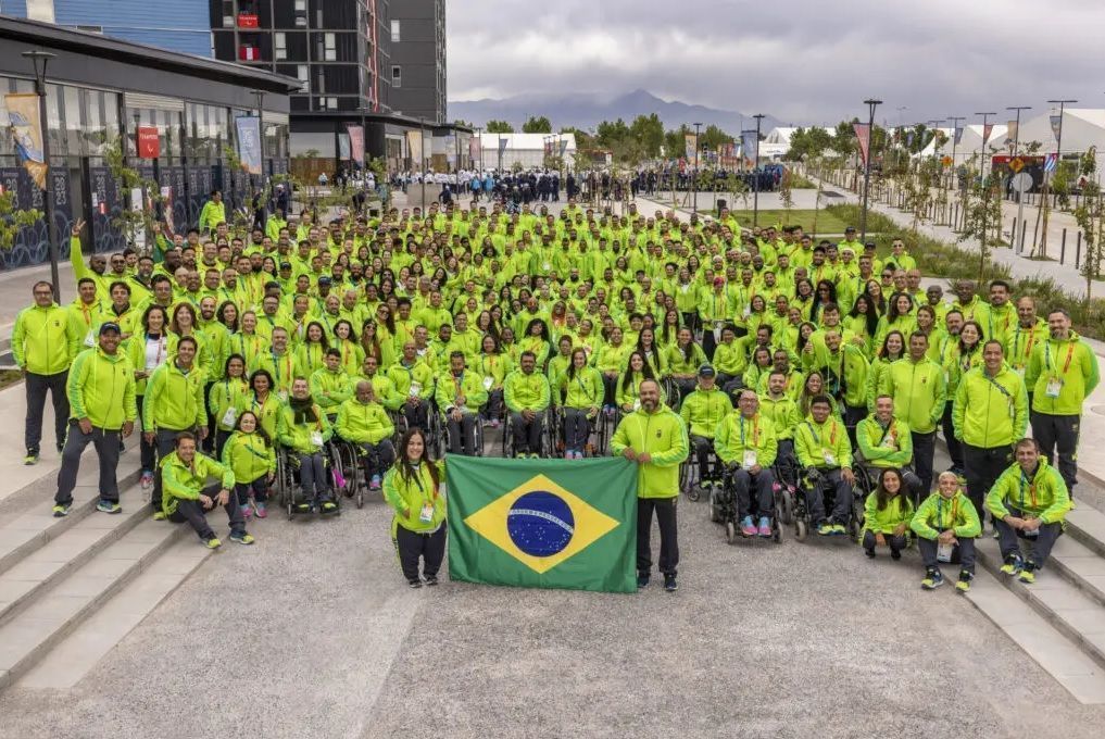 Time Brasil em Santiago