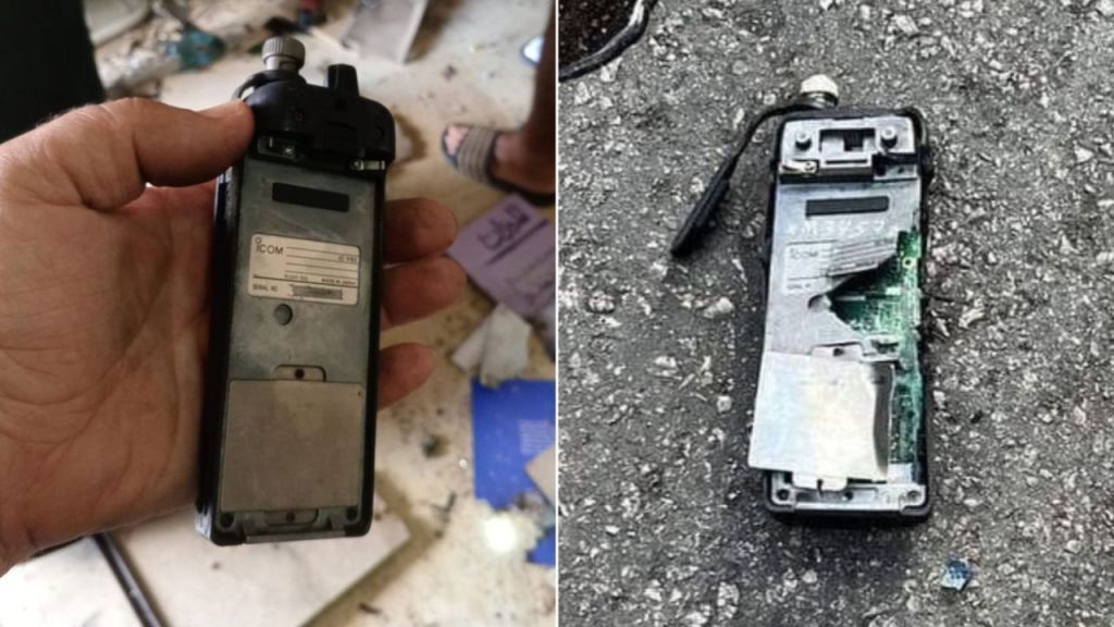 Walkie-talkies que explodiram no Líbano