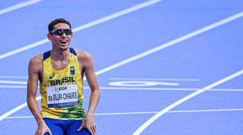 Bartolomeu Chaves, o Passarinho, ficou em segundo nos 400m da classe T37 (paralisados cerebrais)