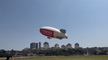 Balão com o símbolo do São Paulo Futebol Clube fazia um voo teste; uma pessoa foi socorrida pelo Samu