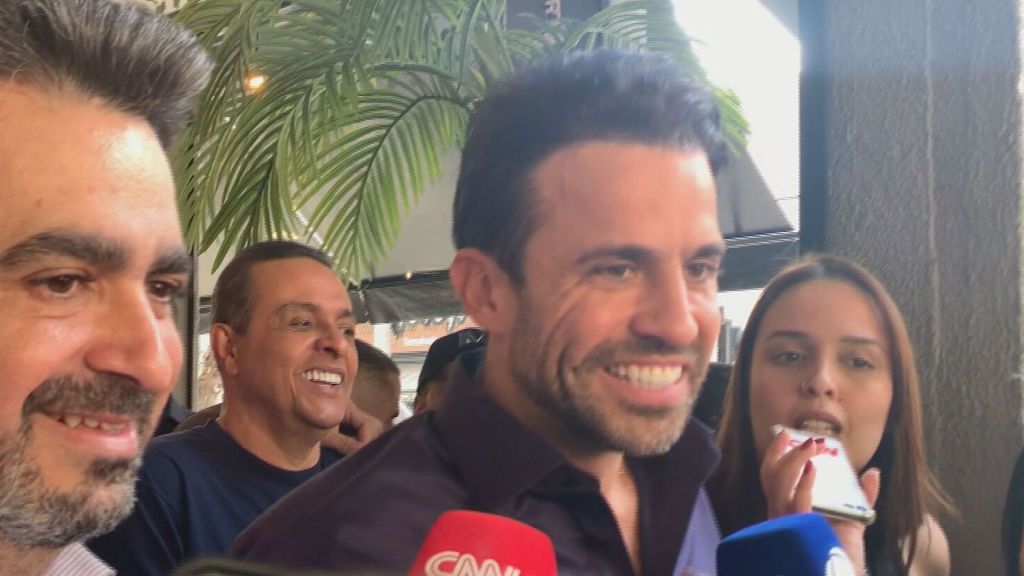 Pablo Marçal em campanha na cidade de São Paulo.