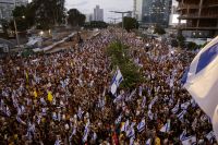 Greve geral em Israel paralisa voos no país; manifestantes pedem retorno de reféns de Gaza