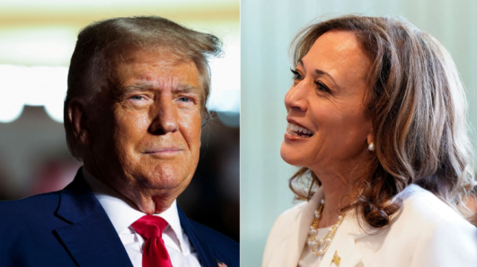 Donald Trump e Kamala Harris