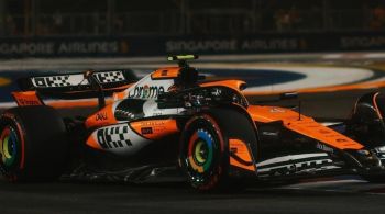 Britânico da McLaren fez a melhor volta com 1 minuto e 30,727 segundos, 0,058 mais rápido que Charles Leclerc