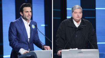 Candidatos participaram do debate entre os candidatos a prefeito de São Paulo promovido pela TV Record