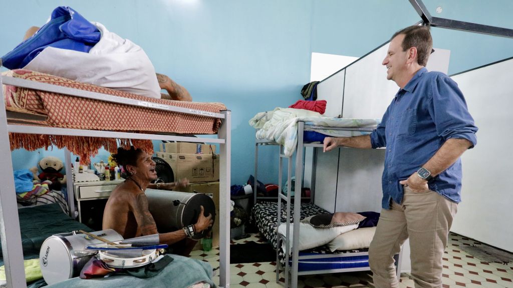 Eduardo Paes (PSD) em visita à Residência e Unidade de Acolhimento (RUA) Sonho Meu