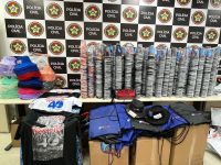 Polícia apreende duas toneladas de produtos falsificados com a marca Rock in Rio