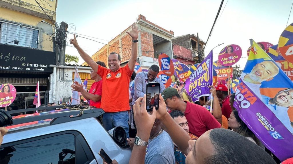 Geraldo disse que nessa reta final é gastar muita sola de sapato e intensificar o corpo a corpo com a população