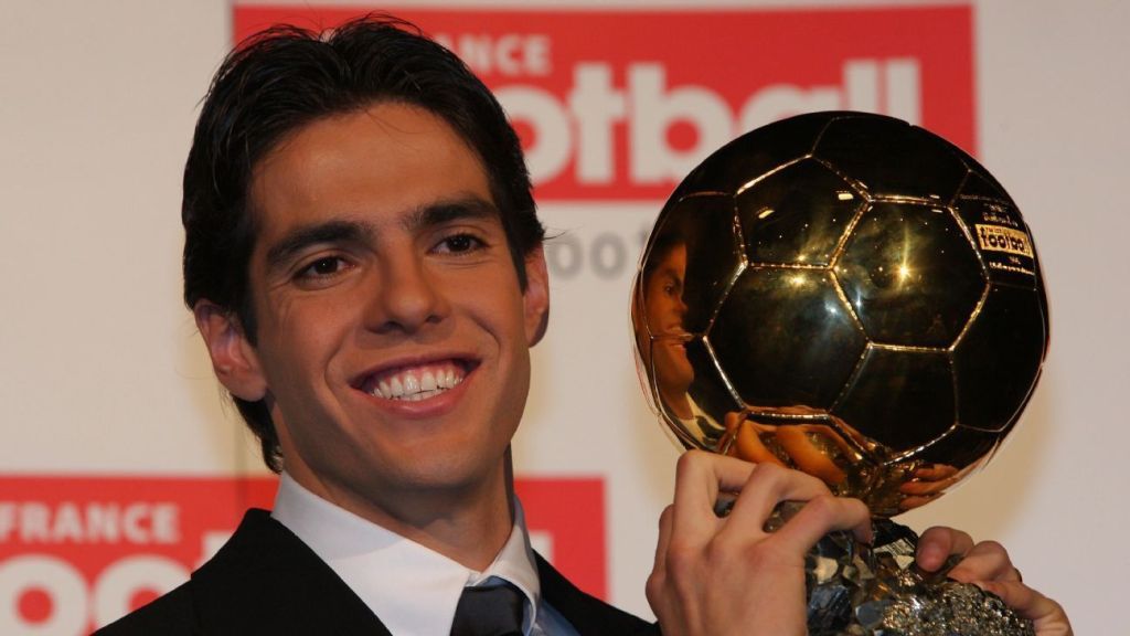 Kaká venceu a Bola de Ouro em 2007