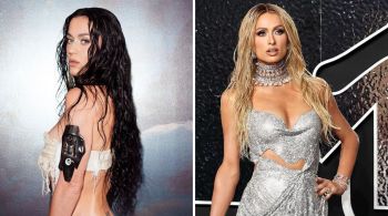 Visual com aspecto de cabelo molhado foi visto em nomes como Katy Perry e Paris Hilton