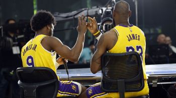 Prestes a entrar na história da NBA, dupla fez primeiro media day juntos