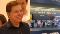 Filha de Silvio Santos encontra relógios com voz do apresentador