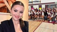 Selena Gomez faz surpresa e vai a jogo de vôlei de fãs: "Elas pediram!"