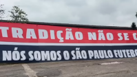 Torcida do São Paulo provoca Botafogo antes de decisão: "Tradição não se compra"