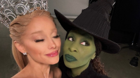 Ariana Grande publica foto com Cynthia Erivo nos bastidores de "Wicked"