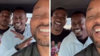 Will Smith aparece em vídeo com sósia brasileiro e Luciano Huck; veja