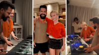 Após Rock in Rio, Zara Larsson curte churrasco na casa de Dennis; veja